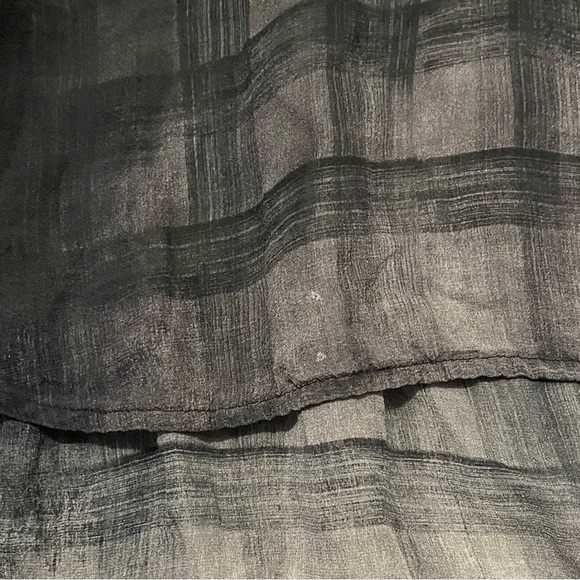 Eileen Fisher Silk Sheer High Low Tunic Blouse - Picture 4 of 8